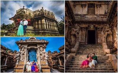 Amazing Couple Portraits Set Against The Most Beautiful Temple Structures!