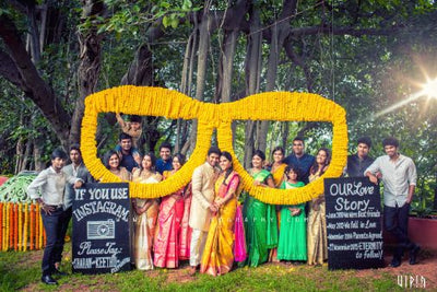 A Cheery Bride + A Lively Groom + Joyful Friends = A Gala Wedding