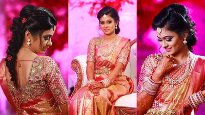 A Bride In Her Most Pristine Trousseau With Pink Overload