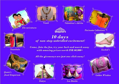 One year anniversary of Shopzters - Prizes worth INR 60,000!!!
