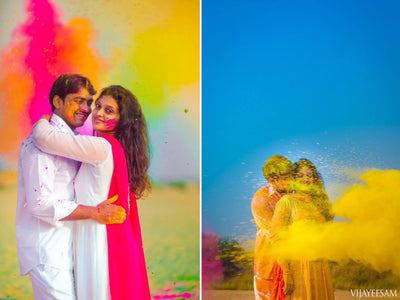 Celebrate Your Love - Holi Themed Photo Shoots