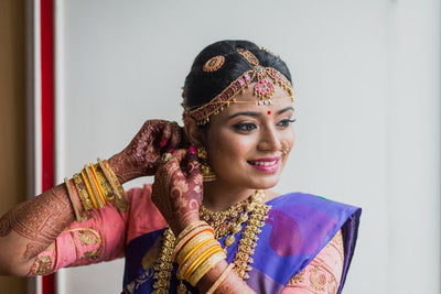 A Captivating Wedding Story Of A Telugu Bride Who Wore Astounding Outfits