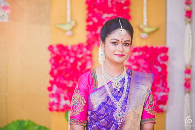 A Classy Kongu Engagement Of A Cozy Bride