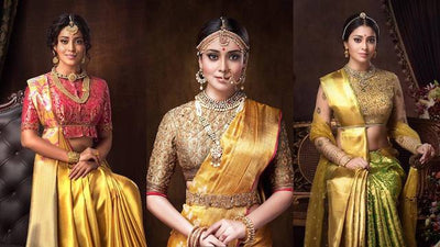 An Epitome of Royalness - These Pictures Of Shriya Saran Look Just Like A Ravi Varma Painting