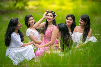 6 Bride And Bridesmaids Photo Shoot Ideas To Try While Flaunting Indo-Western Outfits