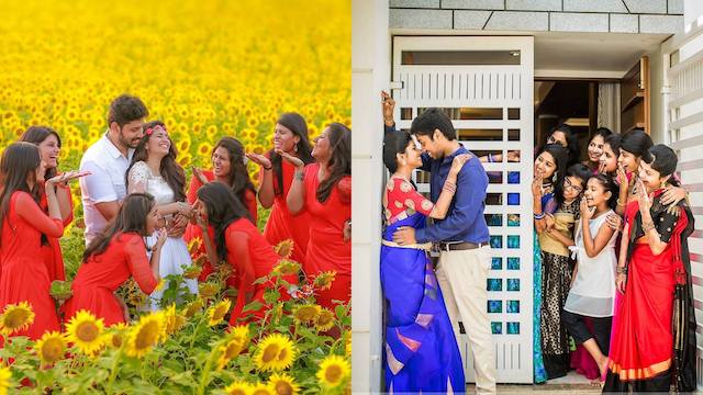 20 Fun Couple Pictures With Bridesmaids