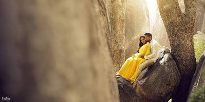 A Serene Couple Shoot By The Coastlines Of Mahabalipuram