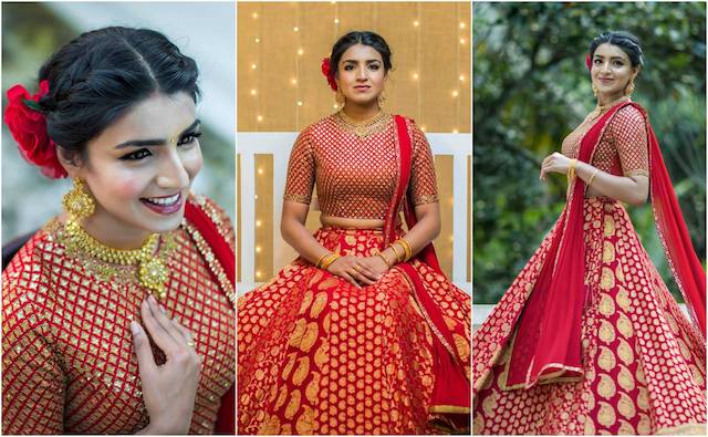 Weaved Their Names – The Oh-So-Romantic Bride’s Lehenga