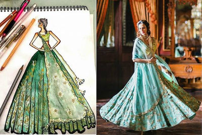 From Sketches To Dresses! The Journey Of Every Beautiful Dress!