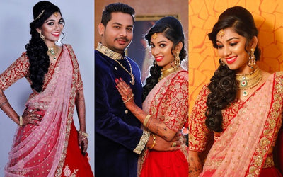 A Bengaluru Engagement With The Bride Wearing Two Contrasting Outfits