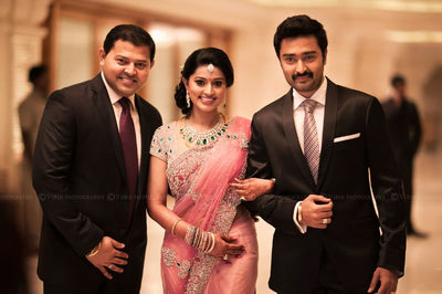 5 Tamil Celebrities Who Chose To Wear Pink For Their Wedding