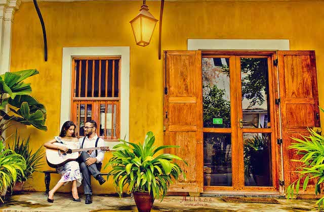 A Sophisticated Couple's Love Shoot In Pondicherry