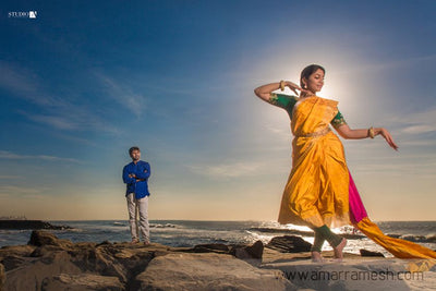 A Sparkling Romance - Pre-Wedding Beach Shoot