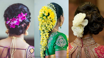 20 Different Wedding Hairstyles And Floral Jewellery Inspirations