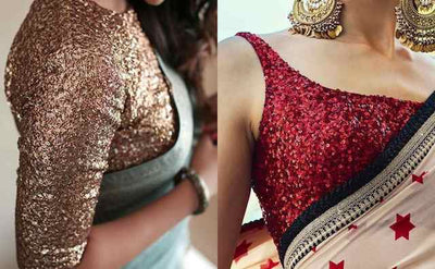 Shimmery blouse designs to glam up your look!