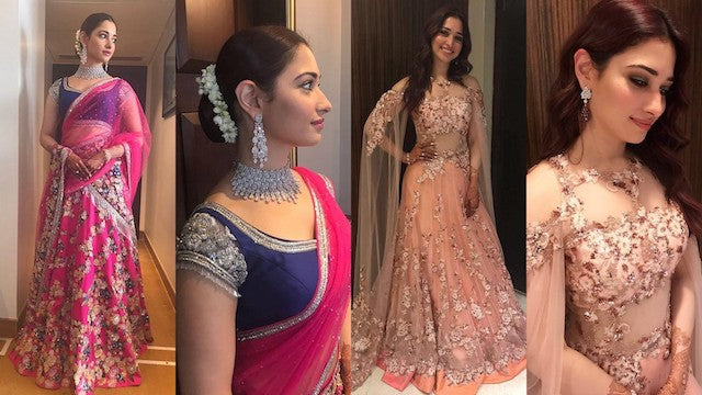4 Designer Masterpieces Worn By Tamannaah For Her Bhai Ki Shaadi