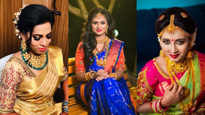 A Drool-Worthy Collage Of Real Brides In Some Amazing Bridal Rental Jewellery
