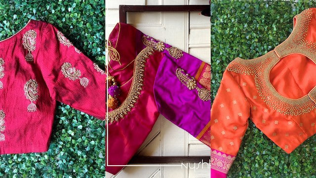 Bold, Bright & Unique - Intricately Worked Blouses For The D-Day