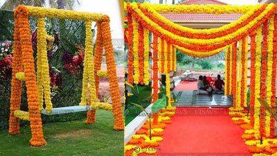 Pops Of Colour - An Engagement Decor With Hues From A Bright Colour Palette