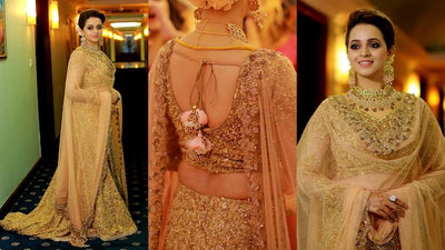 Crafted To Perfection - The Making Of Bhavana's Reception Lehenga