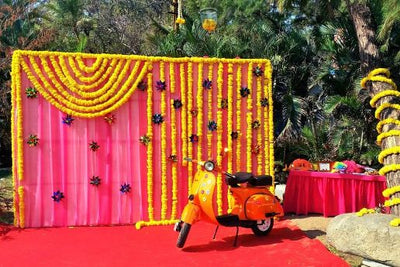 Turning Mehendi Function Into A Pool Party - A Perfect Outdoor Decor Inspiration