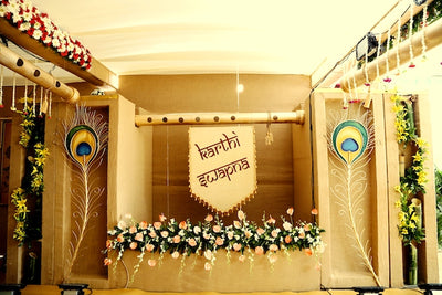 Lord Krishna's Brindavan Theme Wedding by Flora Wedding Planners