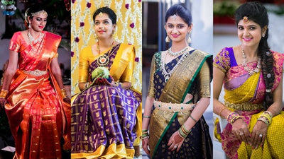 55 Of Our Favourite Exquisite Silk Sarees Worn By Real Brides in 2016 Is Here!