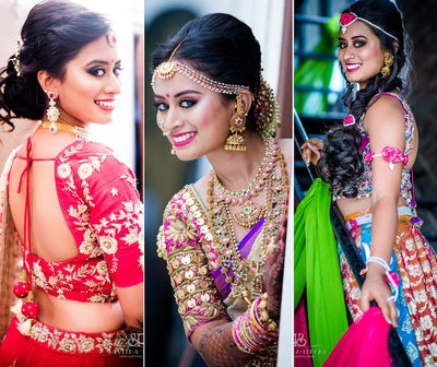 Our Bride Savitha Reddy And Her 9 Different Blouses