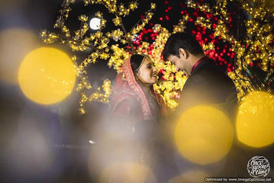 The Beautiful and Quaint Reception Amidst Lights and Love!