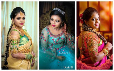 Three Stunning Looks Of This Experimental Bride!