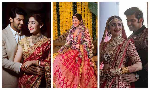 The Fairytale Wedding of Arya and Sayyeshaa!