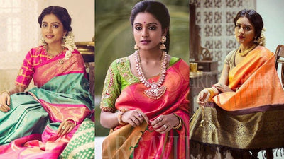 Bhargavi Kunam - Defining Elegance With Her Kanjeevaram Silk Saree Collection