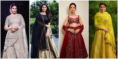 Best Lehenga Looks To Steal From Our Favourite South-Indian Sensations!