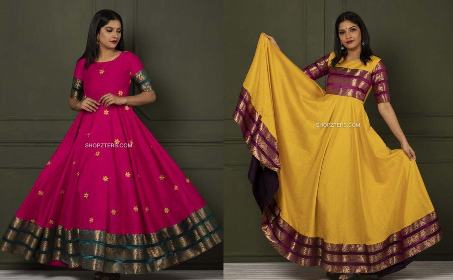 5 Zari Maxis That Are Trending This Festive Season !