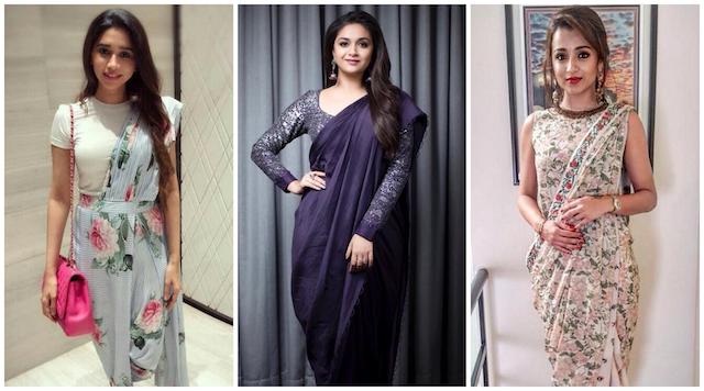 Look Bold And Unique Wearing A Dhoti Saree This Wedding Season!