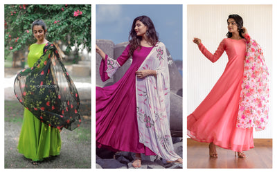 Style Your Salwar With Floral Dupatta