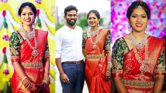 The Beautifully Decorated Big Fat Telugu Engagement Of Paritala Sriram & Alam Gnana