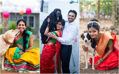 13 Adorable Pictures Of Brides With Their Dogs