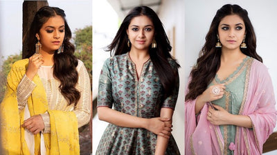 Actress Keerthi Suresh Shows Us How To Style Our Salwars Right!