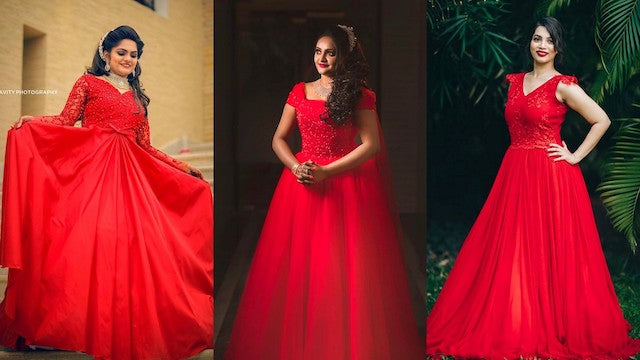 A Red Gown To Bring Out The Best In You