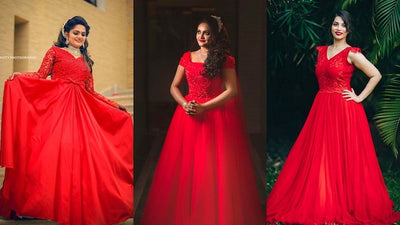 A Red Gown To Bring Out The Best In You