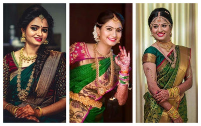 Serene Green Sarees Our Brides Sported With Class