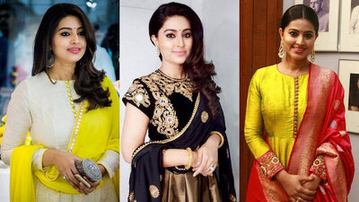 6 Party Wear Salwars Worn By Sneha That We Loved