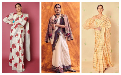Unconventional drapes by fashionista Sonam Kapoor Ahuja!