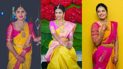 18 Yellow Saree Inspirations From Super Classy Brides