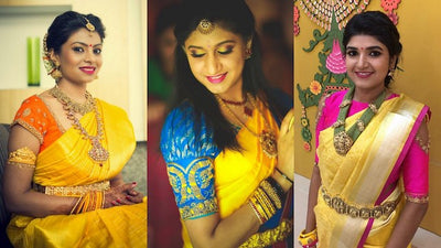 This Wedding Season Team These Yellow Sarees With Varied Coloured Blouses