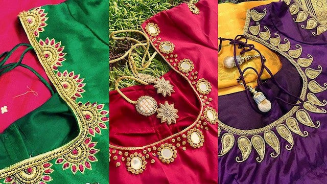 13 Simple & Different Designs For Your Blouse Necklines