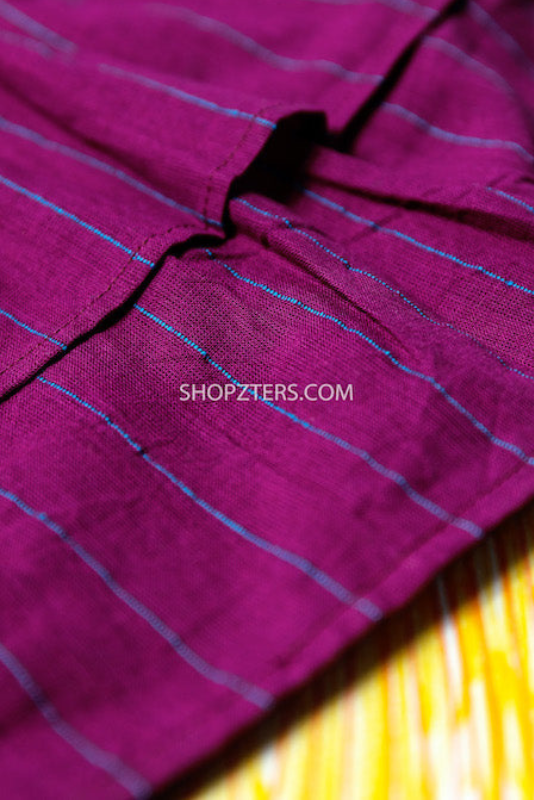 Violet Handloom Cotton Set