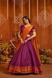 Purple Lehenga Set