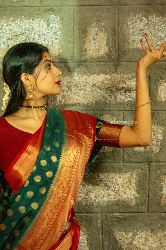 Warm Banarasi Saree